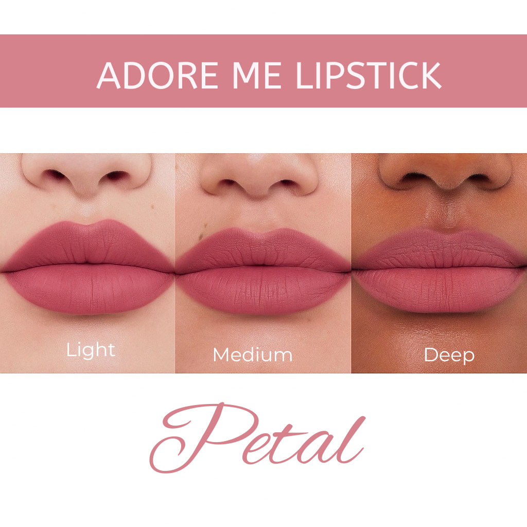 Petal liquid lipstick shade detail