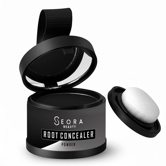 Root Concealer Powder | Hairline Fix | Beard Touch-Up (Black)